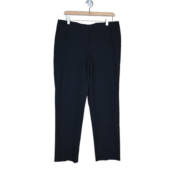 J. Jill Womens 12 Black Straight Leg Pants - Picture 1 of 11